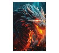 Adult Wooden Jigsaw Puzzle, Twilight Dragon, 1000 PCS