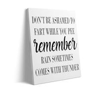 Adult Wooden Puzzle 500 Pieces Jigsaw Inspirational and Funny Don't Be Ashamed to Fart When You Pee Quotes Humorous Life Advice to Bring Laughter and Positivity