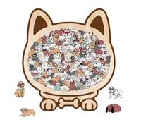 Adult Wooden Puzzles Offer A Unique Game Experience With A 115-piece Set, Crafted To Captivate And Delight Users Of All Ages. The Morandi-colored Design Adds Soothing Aesthetic, Making It An Ideal C
