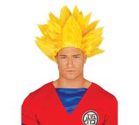 Adult yellow manga wig