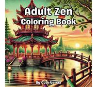 Adult Zen Coloring: Bold and Easy Designs for Stress Relief and Relaxation for Teens and Grown-Ups