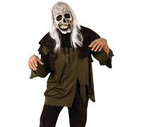 Adult zombie mask and wig