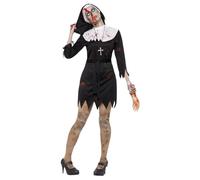 Smiffys Zombie Sister Costume, Black (Size X1)