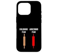 Adulthood Fear Day Trader Stock Market Crypto Coins Case for iPhone 16 Pro