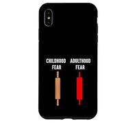 Adulthood Fear Day Trader Stock Market Crypto Coins Case for iPhone XS Max