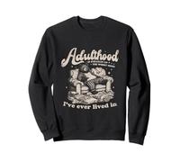Adulthood Is Straight Up the Worst Hood Bear Couch Sweatshirt