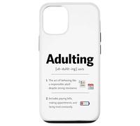 Adulting Definition novelty graphic men women Case for iPhone 12/12 Pro