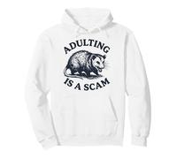 Adulting Is A Scam Pullover Hoodie