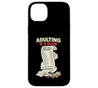 Adulting Is a Scam Sarcastic Millennial Life 1900s Quote Case for iPhone 14 Plus