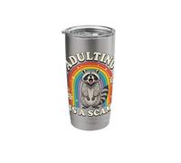 Adulting is A Scam Stainless Steel Insulated Tumbler