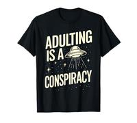 Adulting is Hard, But It's Also Funny and Sarcastic T-Shirt
