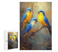 Adults 1000 PCS Jigsaw Puzzle Amazon Blue-and-yellow Macaws in Nature Jigsaws for Adults Puzzle Precision Cutting Difficult And Challenge Toy Intellectual Game 1000 PCS