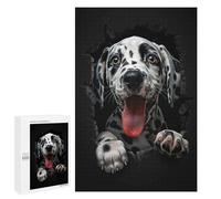 Adults 1000 PCS Jigsaw Puzzle Dalmatian Dog Jigsaw for Adults Brain Teaser Game Wall Decoration for Is Ideal As A Gift 1000 PCS