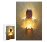 Adults 1000 PCS Jigsaw Puzzle Divine Light Painting Jigsaws for Adults Puzzle Precision Cutting Difficult And Challenge Toy Intellectual Game 1000 PCS