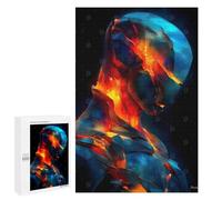 Adults 1000 PCS Jigsaw Puzzle Ember Soul - The Burning Within Jigsaw for Adults Brain Teaser Game Wall Decoration for Is Ideal As A Gift 1000 PCS