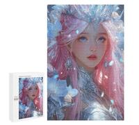 Adults 1000 PCS Jigsaw Puzzle Fantasy Ice Queen Armor Jigsaws for Adults Puzzle Precision Cutting Difficult And Challenge Toy Intellectual Game 1000 PCS