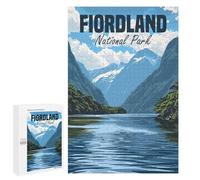 Adults 1000 PCS Jigsaw Puzzle Fiordland National Park Jigsaw for Adults Brain Teaser Game Wall Decoration for Is Ideal As A Gift 1000 PCS