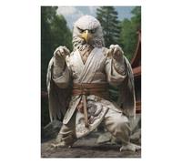 Adults 1000 PCS Jigsaw Puzzle Karate Eagle Jigsaw for Adults Relaxing Games Pattern Assembly Unique Gifts for Birthday And Christmas 1000 PCS