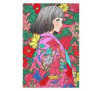 Adults 1000 PCS Jigsaw Puzzle Kawaii Kimono Girl Anime Jigsaw for Adults Relaxing Games Pattern Assembly Unique Gifts for Birthday And Christmas 1000 PCS
