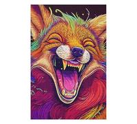 Adults 1000 PCS Jigsaw Puzzle Laughing Wolf Jigsaw for Adults Relaxing Games Pattern Assembly Unique Gifts for Birthday And Christmas 1000 PCS