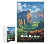 Adults 1000 PCS Jigsaw Puzzle Monte Roraima National Park Brazil Jigsaw for Adults Brain Teaser Game Wall Decoration for Is Ideal As A Gift 1000 PCS