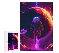 Adults 1000 PCS Jigsaw Puzzle Neon Flying Astronomy Adult Jigsaw Puzzle Family Game Precision Cutting Birthday And Unique Gifts 1000 PCS