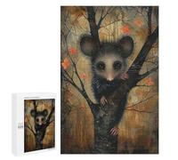 Adults 1000 PCS Jigsaw Puzzle Possum in Autumn Jigsaw for Adults Brain Teaser Game Wall Decoration for Is Ideal As A Gift 1000 PCS