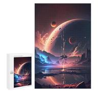 Adults 1000 PCS Jigsaw Puzzle Space Tree Scene Adult Jigsaw Puzzle Family Game Precision Cutting Birthday And Unique Gifts 1000 PCS