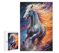 Adults 1000 PCS Jigsaw Puzzle The Emerging Horse Jigsaw for Adults Brain Teaser Game Wall Decoration for Is Ideal As A Gift 1000 PCS