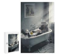 Adults 1000 PCS Puzzle BEAR NECESSITIES Adult Jigsaw Puzzles Analysis And Logic Wishlist with Santa Claus Unique Gifts for Birthday And Christmas 1000 PCS