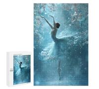 Adults 1000 PCS Puzzle Enchanted Ballet Dance in Flowers Puzzles for Teenagers Precision Cutting for Birthday, Chrismas Toy Intellectual Game 1000 PCS
