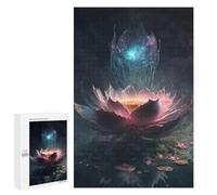 Adults 1000 PCS Puzzle Enchanted Lotus Pond-14 Adult Jigsaw Puzzles Analysis And Logic Wishlist with Santa Claus Unique Gifts for Birthday And Christmas 1000 PCS