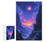 Adults 1000 PCS Puzzle Enchanted Valley of Stars Puzzles for Teenagers Precision Cutting for Birthday, Chrismas Toy Intellectual Game 1000 PCS