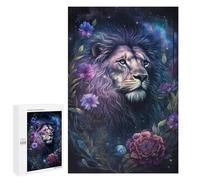 Adults 1000 PCS Puzzle Galactic Lion Majesty -7 Adult Jigsaw Puzzles Analysis And Logic Wishlist with Santa Claus Unique Gifts for Birthday And Christmas 1000 PCS