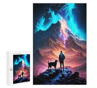 Adults 1000 PCS Puzzle Galaxy Mountain Explorers Adult Jigsaw Puzzle Anti-Stress Toys Analysis And Logic Birthday Present, Gifts, 1000 PCS