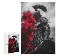 Adults 1000 PCS Puzzle Gladiator Epic Battle Poster Adult Jigsaw Puzzles Difficult Challenge Wishlist with Santa Claus Unique Birthday And Gifts 1000 PCS