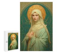 Adults 1000 PCS Puzzle Golden Halo Portrait Artwork Jigsaws for Adults Puzzle Improve Memory Challenging To Complete Unique Gifts for Birthday And Christmas 1000 PCS