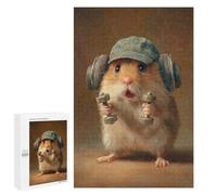 Adults 1000 PCS Puzzle Hamster Workout Buddy-1 Jigsaws for Adults Puzzle Improve Memory Challenging To Complete Unique Gifts for Birthday And Christmas 1000 PCS