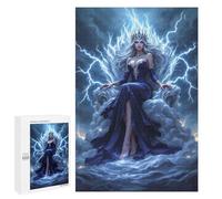 Adults 1000 PCS Puzzle Lightning Queen Adult Jigsaw Puzzles Analysis And Logic Wishlist with Santa Claus Unique Gifts for Birthday And Christmas 1000 PCS