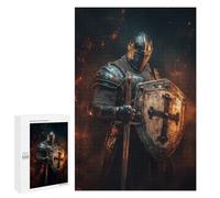 Adults 1000 PCS Puzzle Medieval Knight Armor Set -5 Puzzles for Teenagers Precision Cutting for Birthday, Chrismas Toy Intellectual Game 1000 PCS