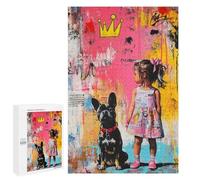 Adults 1000 PCS Puzzle Royal Pals Kids & Pets Art Print Jigsaws for Adults Puzzle Improve Memory Challenging To Complete Unique Gifts for Birthday And Christmas 1000 PCS