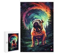Adults 1000 PCS Puzzle Space Bulldog Adventure -1 Jigsaw Puzzles for Adults Birthday Present Parent-child Interaction Toy Intellectual Game 1000 PCS