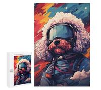 Adults 1000 PCS Puzzle Space Poodle Adventure -11 Jigsaw Puzzles for Adults Birthday Present Parent-child Interaction Toy Intellectual Game 1000 PCS