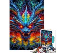 Adults 1000 Piece Jigsaw Puzzle A Dragons Triumph Jigsaws for Adults Fun Games Analysis And Logic Parent-child Interaction (Size 50x75cm)
