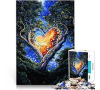Adults 1000 Piece Jigsaw Puzzle A Galaxy Between the Trees Handgeschwindigkeitswettbewerb Kunstwerk Geschenk38x26cm