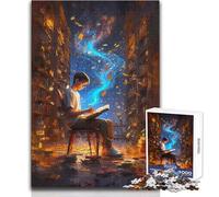 Adults 1000 Piece Jigsaw Puzzle A Library Lost in Lore Brainteaser Family Games Staycation Kill Time Great Gift Size 50x75cm