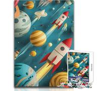 Adults 1000 Piece Jigsaw Puzzle A Space Journey Brainteaser Family Games Staycation Kill Time Great Gift Size 38x52cm