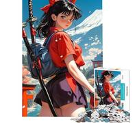 Adults 1000 Piece Jigsaw Puzzle A Traveler Grace Leisure Brain Teaser Play Strong Interlock Hold Well Delicate Gifts for Wall Art (Size 38x52cm)