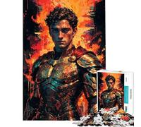 Adults 1000 Piece Jigsaw Puzzle Achilles︰ Immortal Warrior Jigsaws for Adults Fun Games Analysis And Logic Parent-child Interaction (Size 50x75cm)