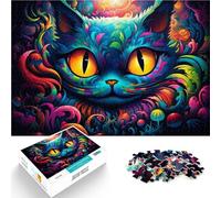 Adults 1000 Piece Jigsaw Puzzle alice cat Home Educational Games DIY Toys 26x38cm Challenging Game and Family Play for teenager 14+